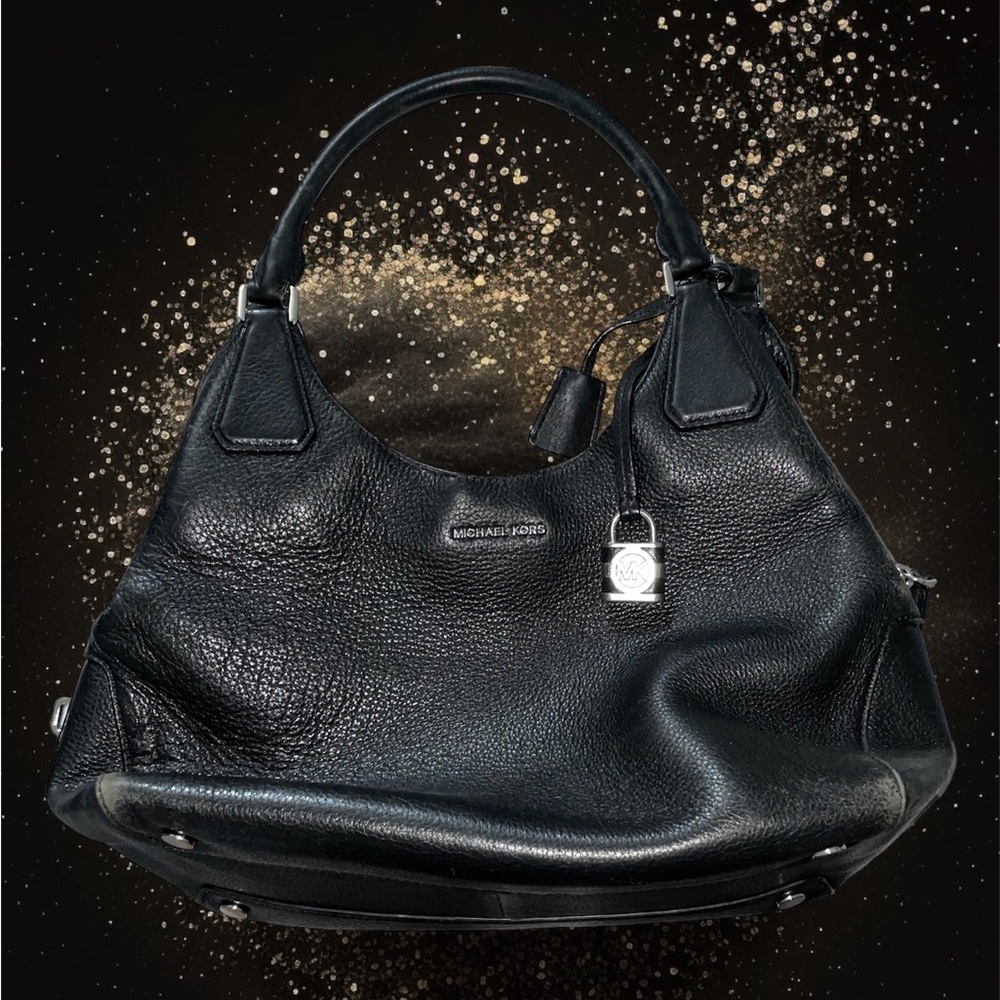 Michael Kors Black Leather Purse